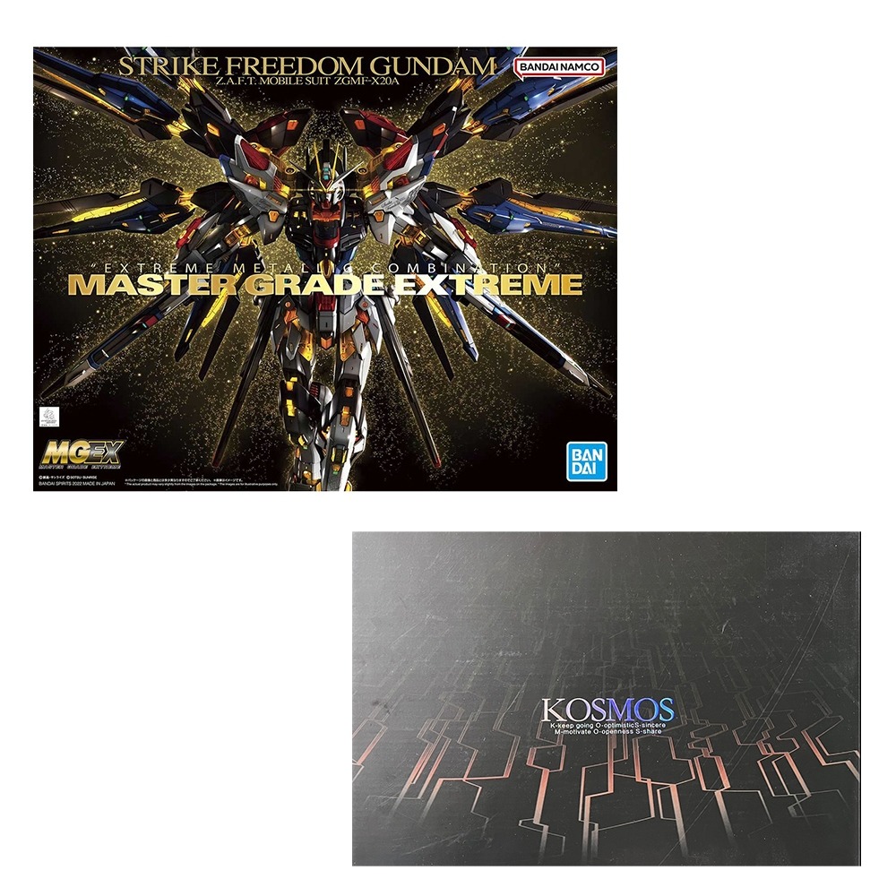 【鋼普拉】現貨 BANDAI MGEX 1/100 STRIKE FREEDOM GUNDAM 攻擊自由鋼彈 電鍍版-規格圖9