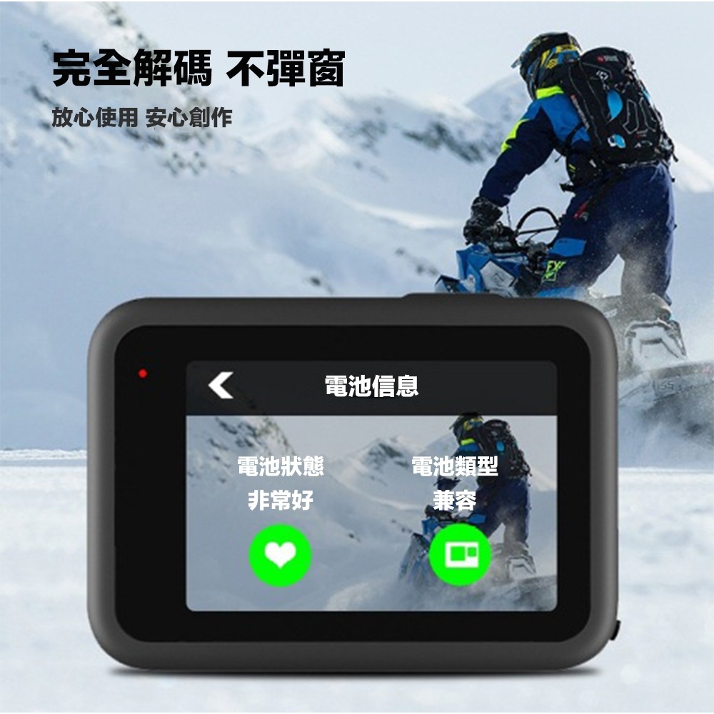 【eYe攝影】現貨 TELESIN GOPRO HERO 9 10 11 12收納式三槽充電器 座充 副廠 充電器 三充-細節圖4