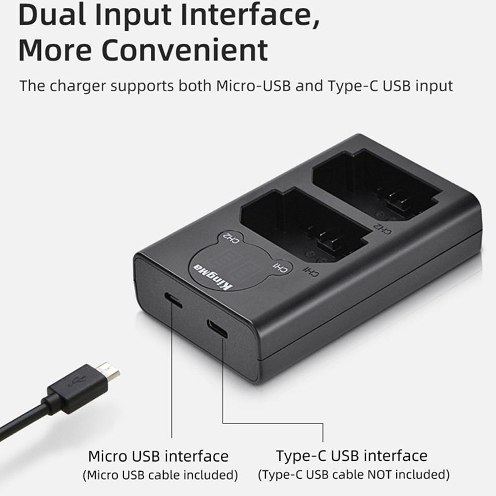 【eYe攝影】KingMa 勁碼 NP-W235 電池充電器 充電器 X-T4 XT4 電池 W235 雙槽液晶顯示-細節圖4