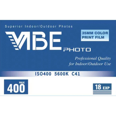 【eYe攝影】現貨 德國🇩🇪 VIBE 彩色 18張 ISO 400 負片 膠卷 135 軟片 底片 傻瓜相機 底片相機