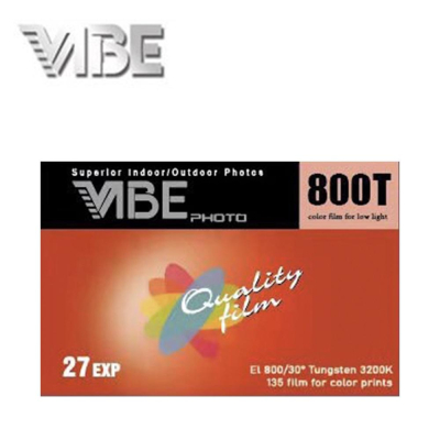 【eYe攝影】現貨 德國🇩🇪 VIBE 彩色 27張 ISO 800 膠卷 135 軟片 高感度 空白底片 傻瓜相機