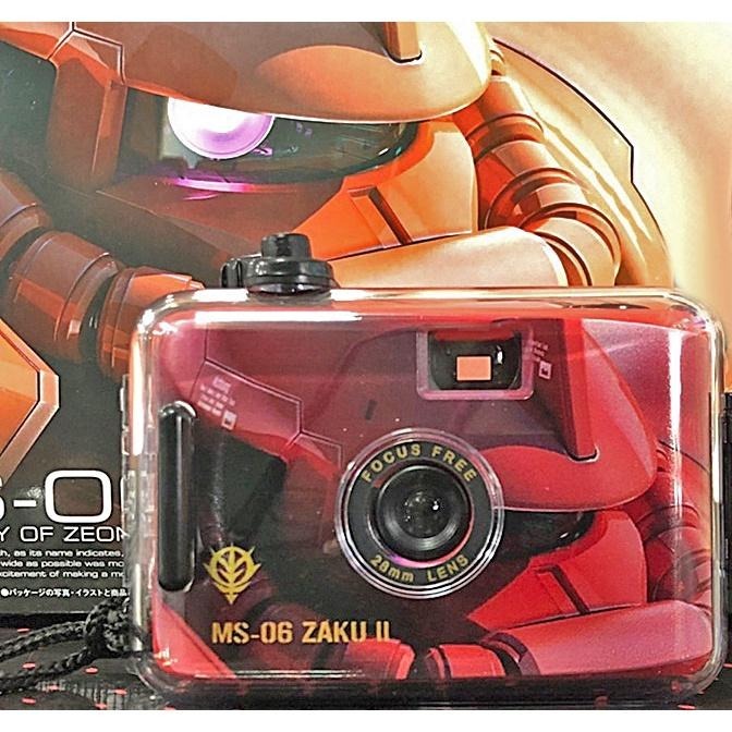 【eYe攝影】限量 現貨 鋼彈相機 MS-06S ZAKU II 紅薩克 II 防水相機 底片相機 復古相機 情人節禮物-細節圖2