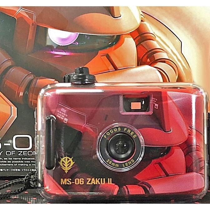 【eYe攝影】限量 現貨 鋼彈相機 MS-06S ZAKU II 紅薩克 II 防水相機 底片相機 復古相機 情人節禮物-細節圖2