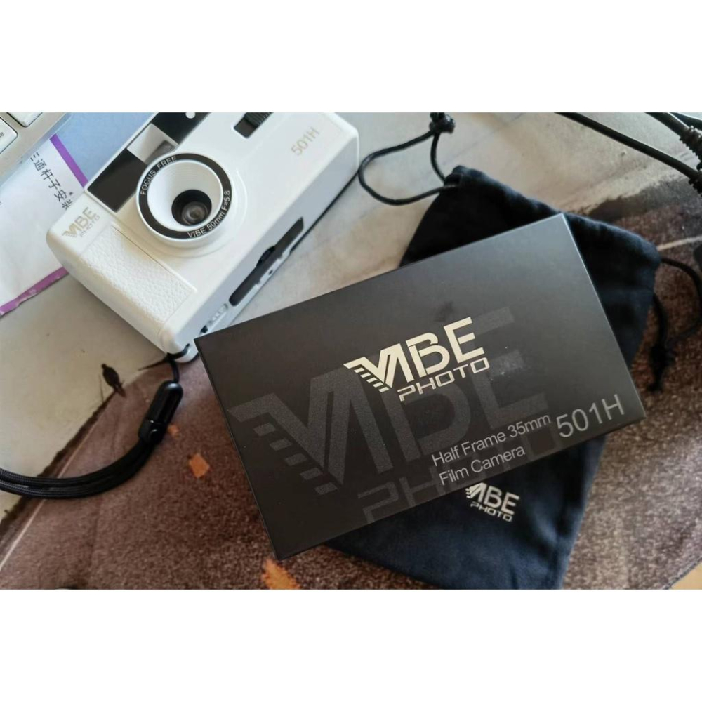 【eYe攝影】現貨 德國🇩🇪 VIBE 501F 綠色 501H 白色 底片相機 復古相機 膠卷 相機 閃光燈-細節圖6