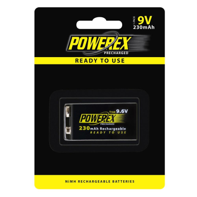 【eYe攝影】MAHA-POWEREX 230mAh 9V低自放型鎳氫充電池 MHR9VP 230 可重複使用 響應環保