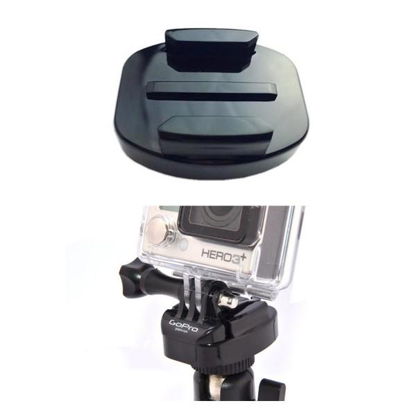 【eYe攝影】副廠 GoPro HERO 7 8 9 10 11 三腳架快拆座 快拆固定座 自拍桿快拆 三腳架轉接頭-細節圖2