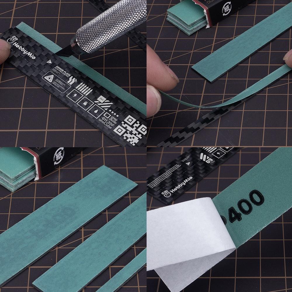 【鋼普拉】現貨 喵匠 碳纖維打磨板 核芯玩家版 打磨板 模式玩造 砂紙 背膠砂紙 模型打磨 MADWORKS 打磨必備-細節圖6