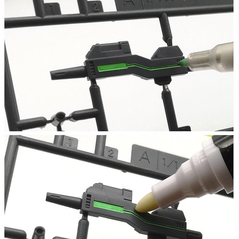 【鋼普拉】現貨 模式玩造 MS042 油性螢光麥克筆 夜光麥克筆 鋼彈模型 補色筆 油性筆 消色筆 墨線筆-細節圖5