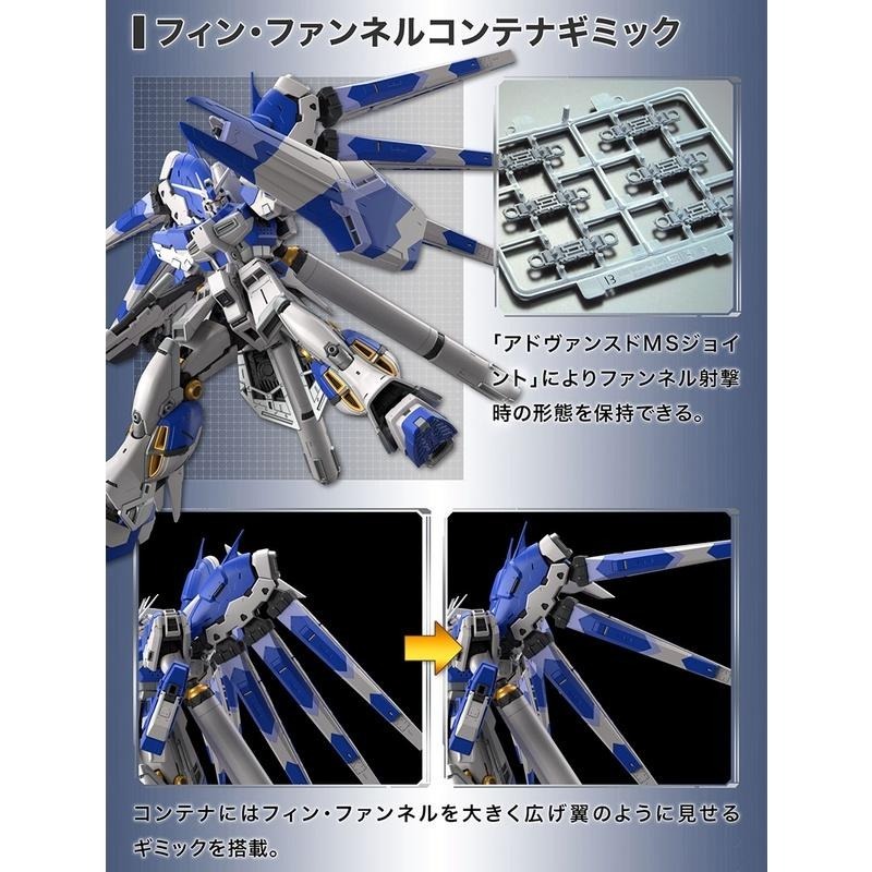 【鋼普拉】現貨 BANDAI 鋼彈UC 逆襲的夏亞 RG 1/144 #36 Hi-Nu GUNDAM 海牛+火箭巨砲-細節圖4