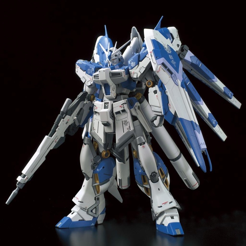 【鋼普拉】現貨 BANDAI 鋼彈UC 逆襲的夏亞 RG 1/144 #36 Hi-Nu GUNDAM 海牛+火箭巨砲-細節圖7