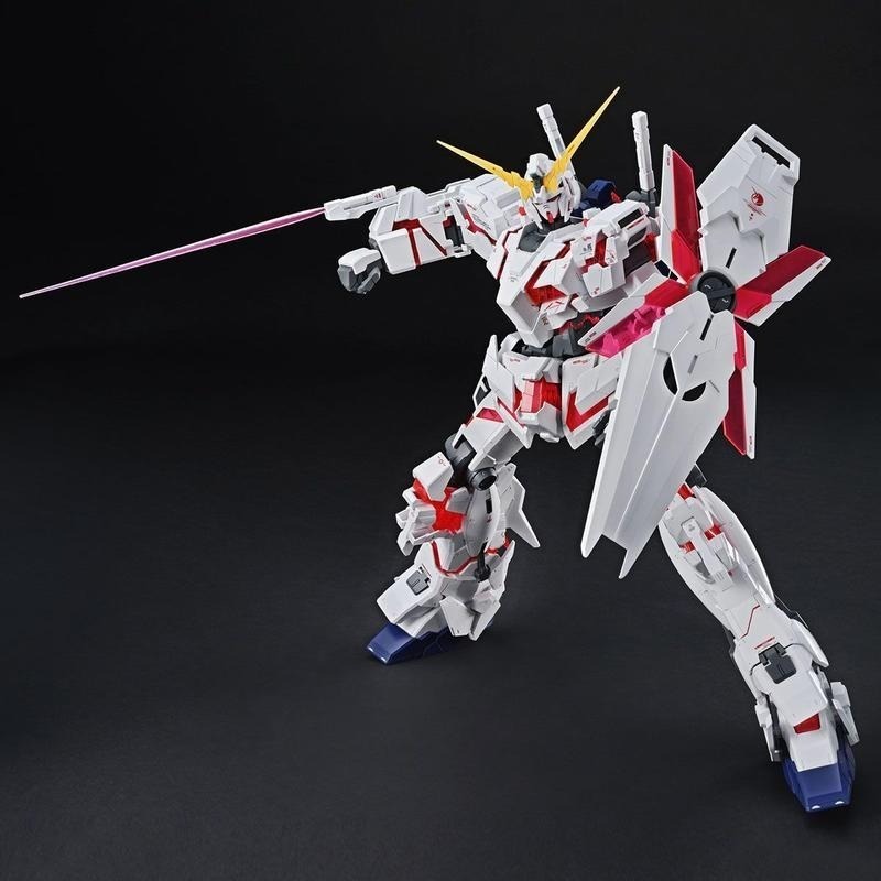 【鋼普拉】現貨 BANDAI 鋼彈UC MEGA 1/48 RX-0 UNICRON GUNDAM 獨角獸鋼彈 45公分-細節圖7