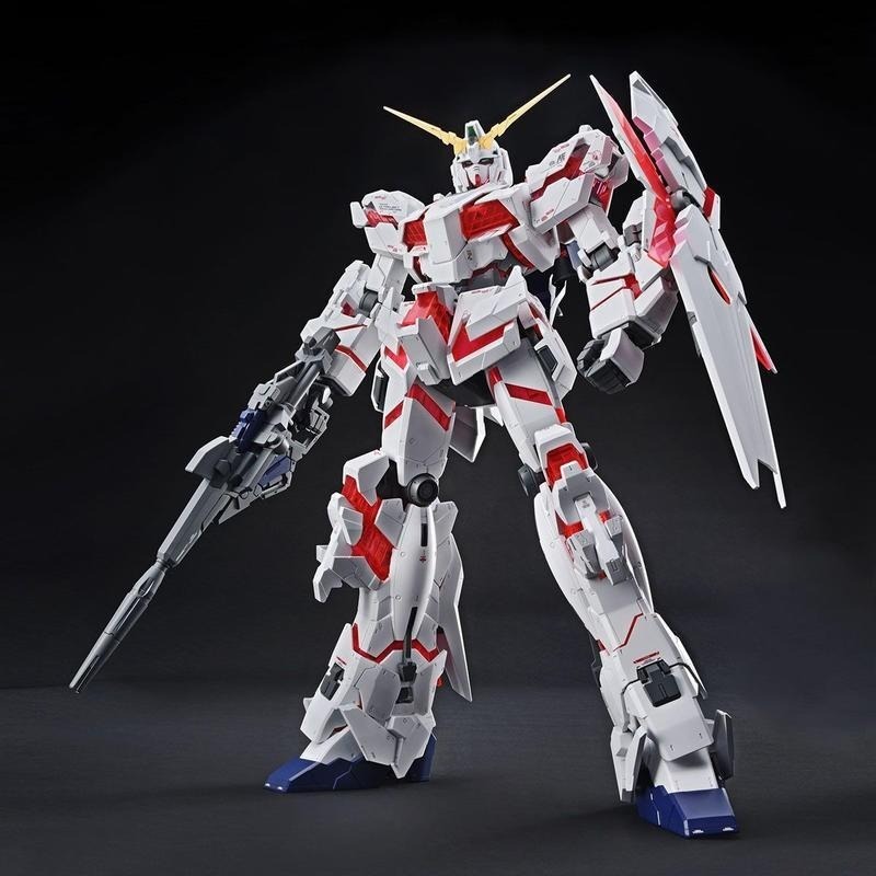 【鋼普拉】現貨 BANDAI 鋼彈UC MEGA 1/48 RX-0 UNICRON GUNDAM 獨角獸鋼彈 45公分-細節圖8