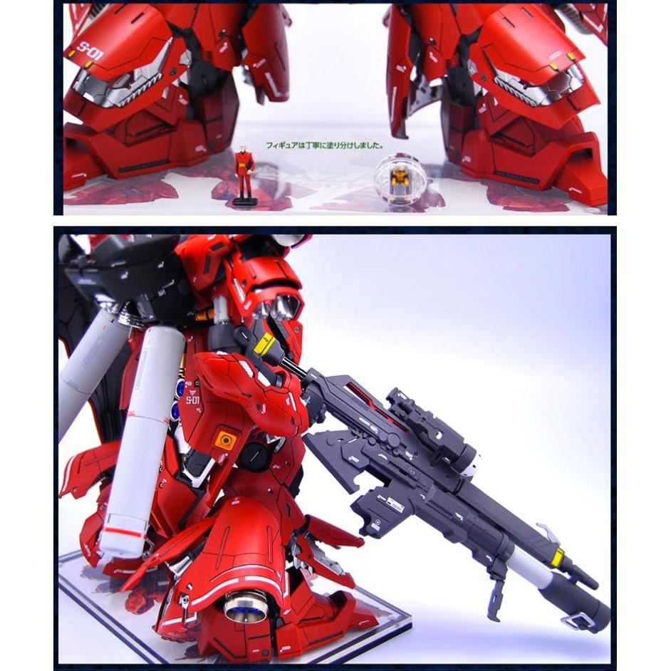 【鋼普拉】BANDAI 鋼彈UC MG 1/100 MSN-04 SAZABI Ver. Ka 沙薩比 紅色慧星 夏亞-細節圖5