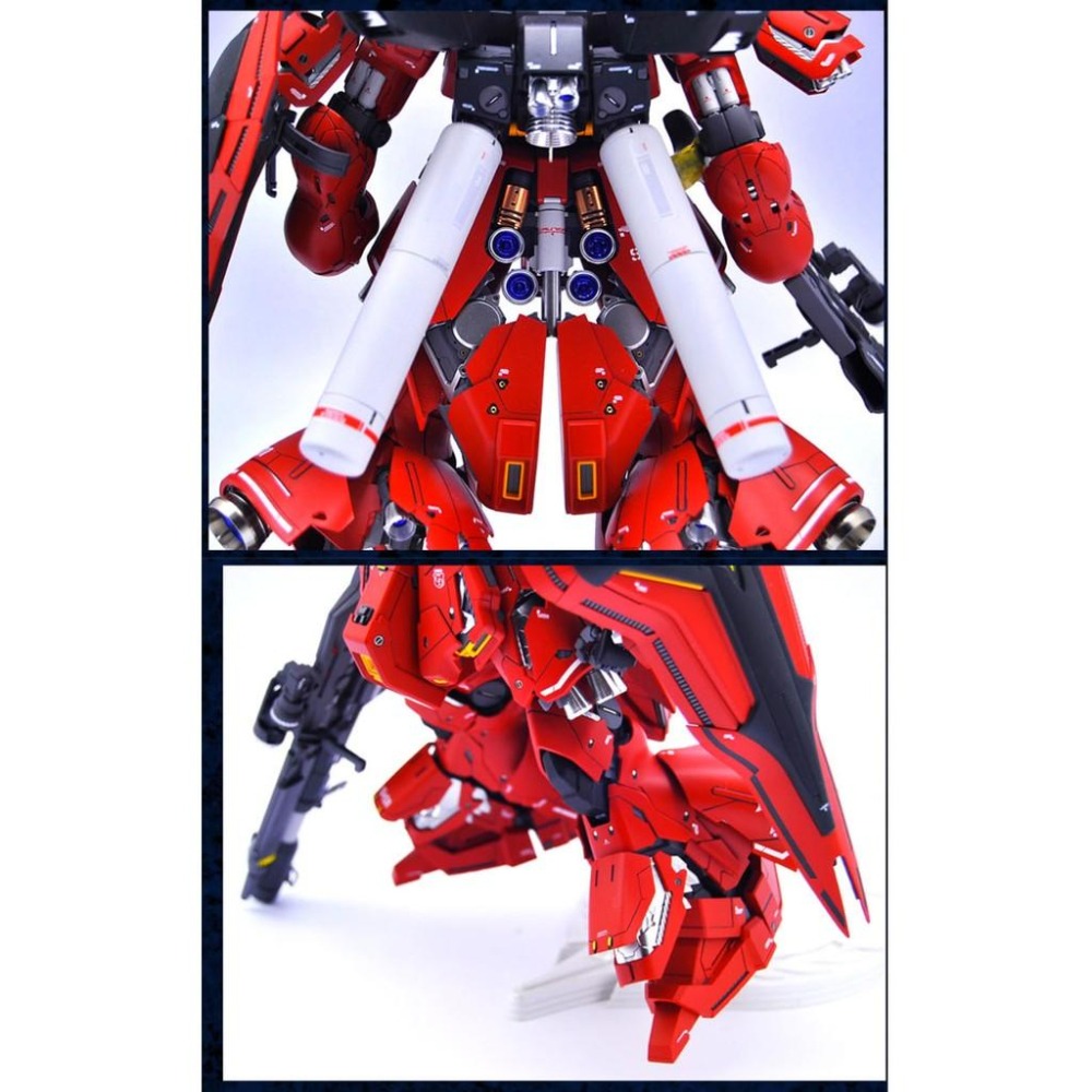 【鋼普拉】BANDAI 鋼彈UC MG 1/100 MSN-04 SAZABI Ver. Ka 沙薩比 紅色慧星 夏亞-細節圖6