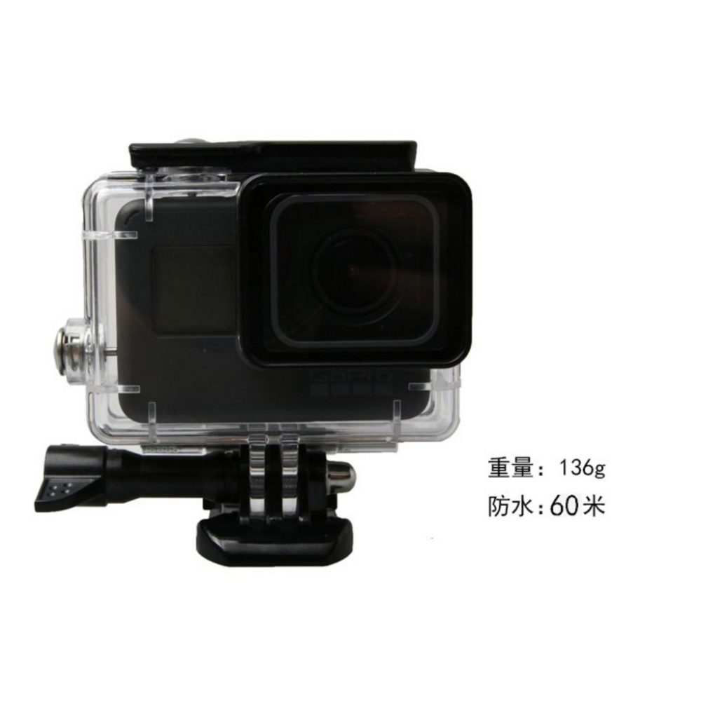 【eYe攝影】副廠配件 GOPRO HERO 7 6 5 BLACK 60米 防水殼 防水盒 保護殼 潛水盒 免拆鏡-細節圖4