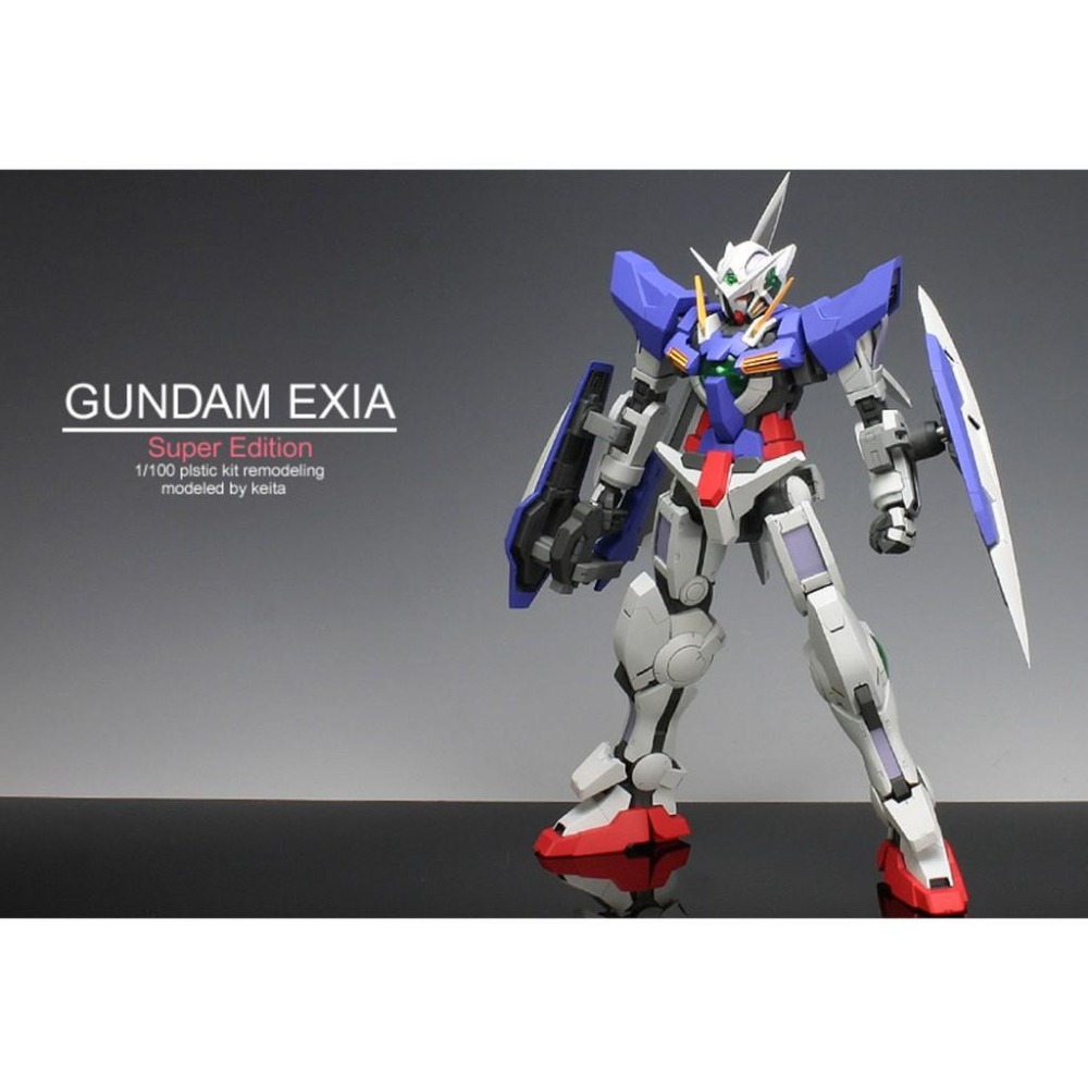 【鋼普拉】現貨 BANDAI 鋼彈00 MG 1/100 GN-001 GUNDAM EXIA 能天使鋼彈 普通版-細節圖2