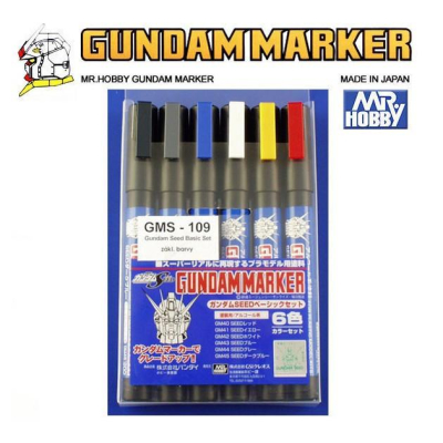 【鋼普拉】MR.HOBBY 郡氏 GSI 鋼彈麥克筆 GUNDAM MARKER 鋼彈SEED 專用 6色 GMS109