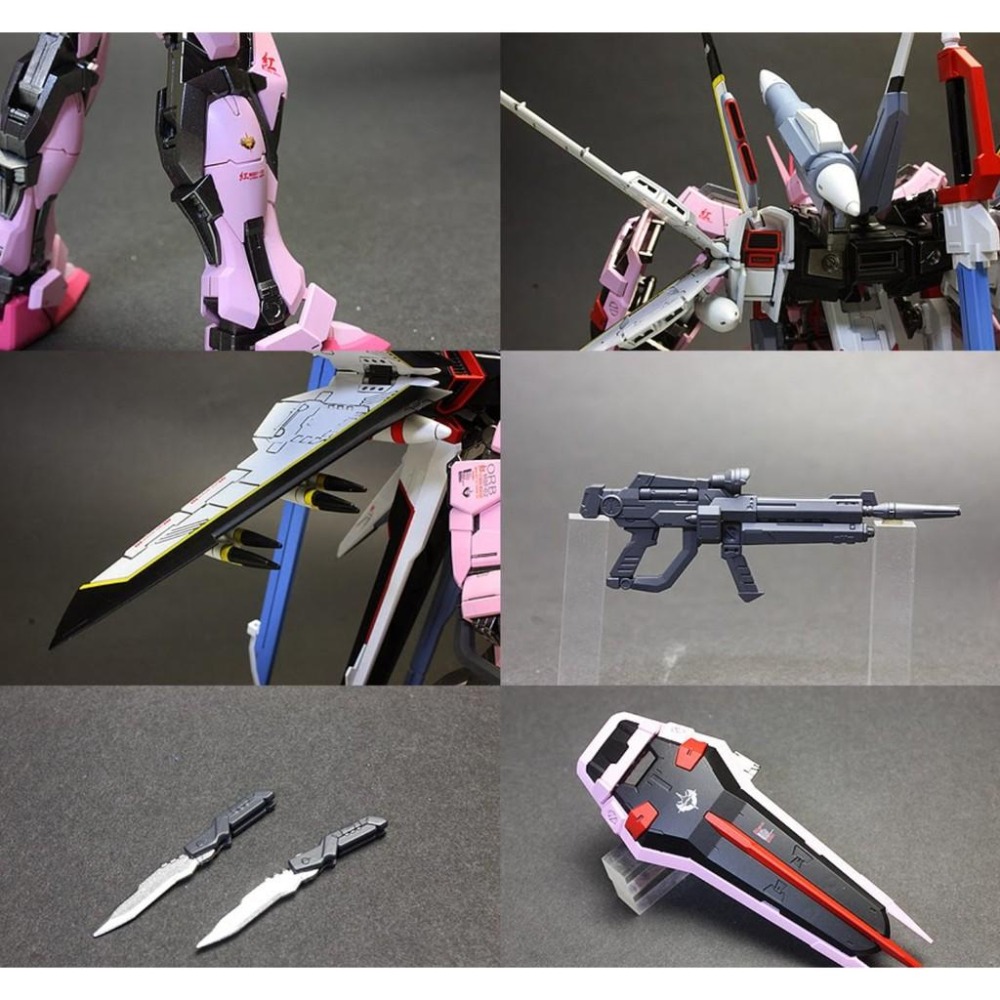 【鋼普拉】BANDAI 鋼彈SEED MG 1/100 STRIKE ROUGE + OOTORI 嫣紅攻擊鋼彈 鳳裝備-細節圖8