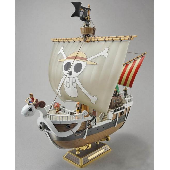 【鋼普拉】現貨 BANDAI 海賊王 ONE PIECE 偉大的船艦 海賊船 黃金梅利號 附草帽海賊團人偶公仔 梅莉號-細節圖2