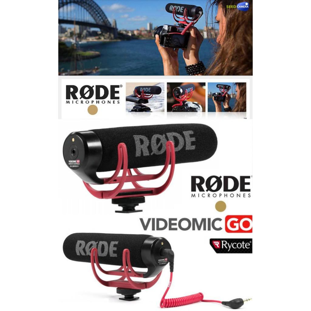 【eYe攝影】含毛套 原廠 RODE VideoMic GO 專業輕型單眼相機 DV 指向性收音麥克風 婚禮攝影 微電影-細節圖2