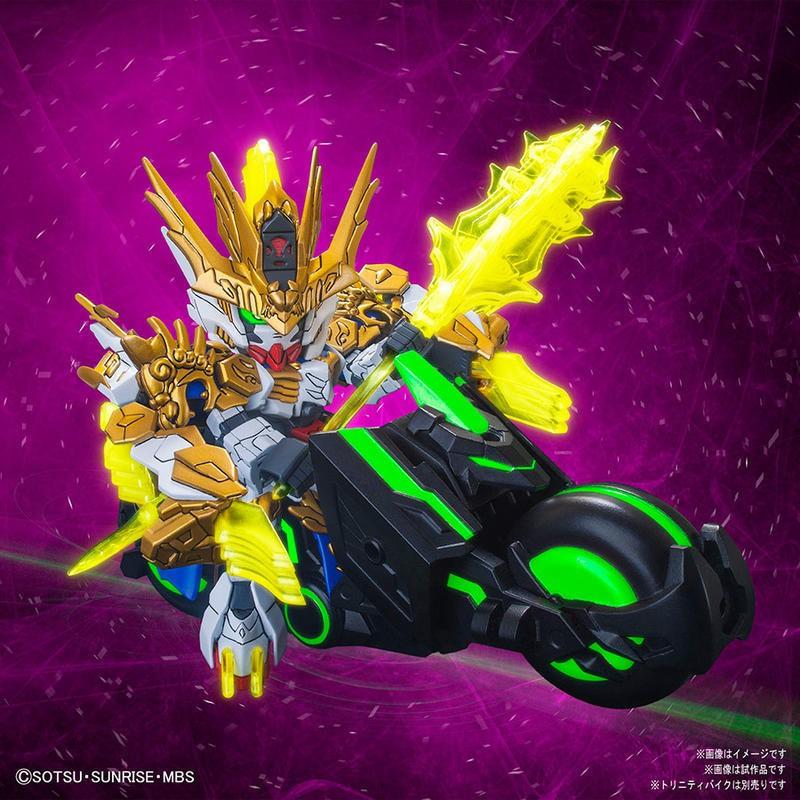 【鋼普拉】含四色貼紙 BANDAI 三國傳 三國創傑傳 SD鋼彈 BB戰士 #12 三重摩托車 三重機車 警官-細節圖7