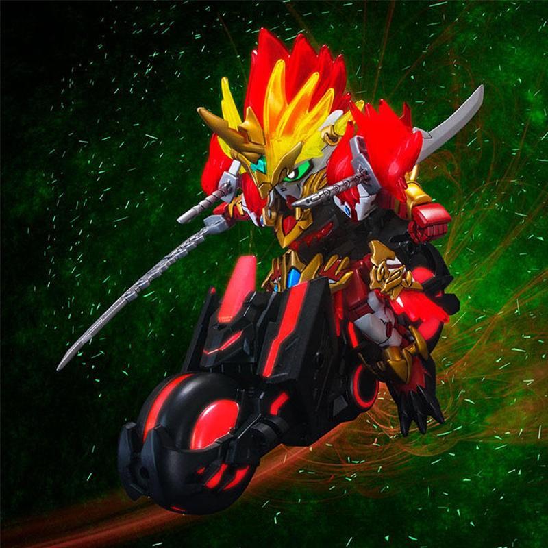 【鋼普拉】含四色貼紙 BANDAI 三國傳 三國創傑傳 SD鋼彈 BB戰士 #12 三重摩托車 三重機車 警官-細節圖9