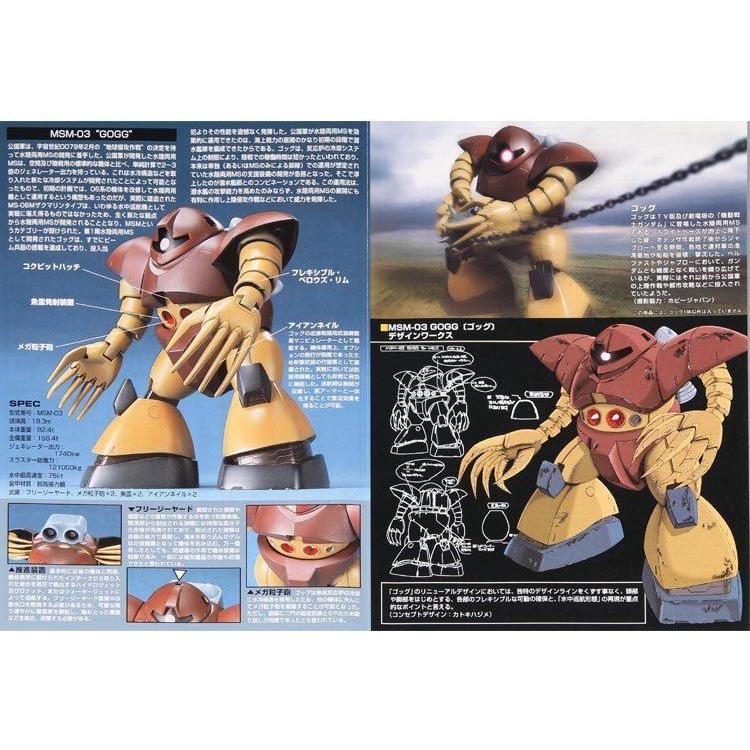 【鋼普拉】現貨 BANDAI 鋼彈UC HGUC 1/144 #008 MSM-03 GOGG 葛克 哥古 長臂茲寇克-細節圖3