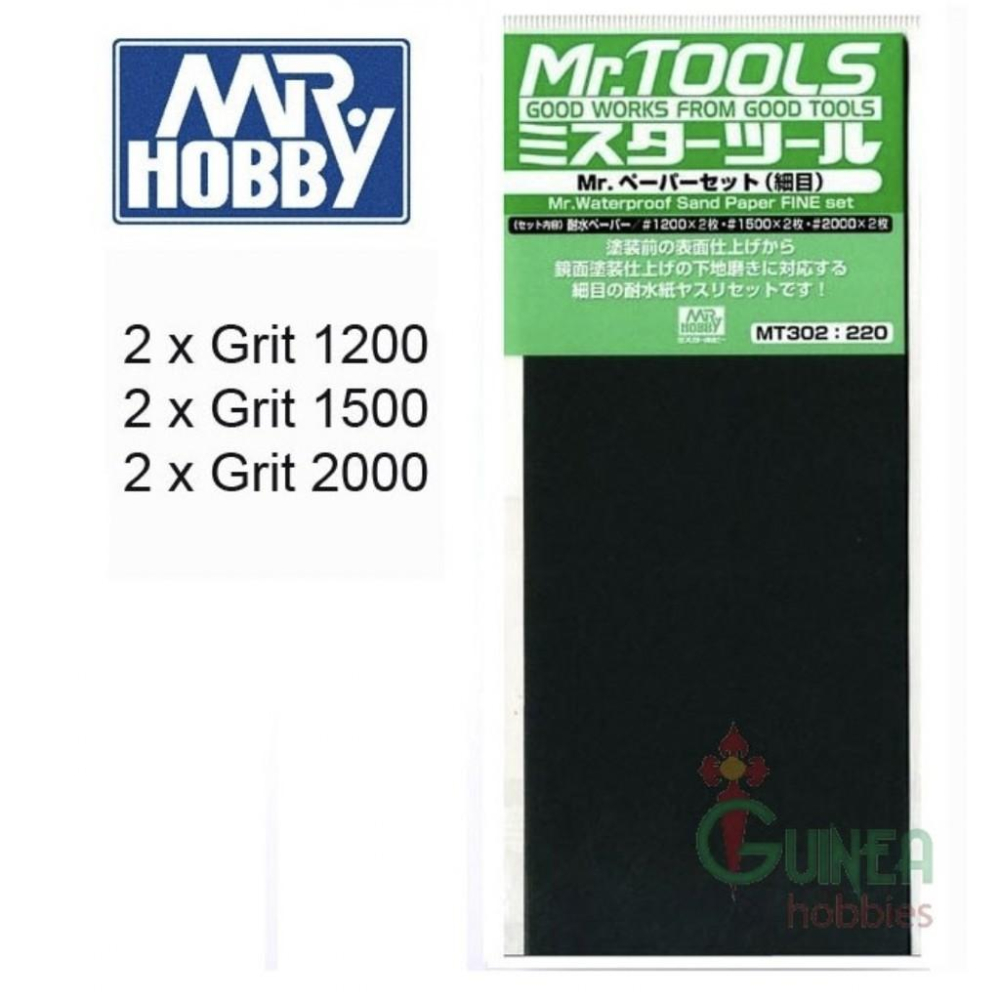 【鋼普拉】GUNZE 郡氏 MT301 302 304 305 306 307 308 309 模型砂紙 打磨 消除湯口-細節圖3