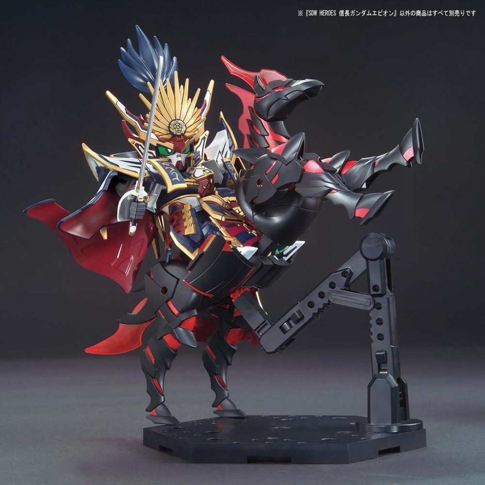 【鋼普拉】現貨 BANDAI SDW HEROES #02 SD鋼彈世界 群英集 信長次代鋼彈 第六天魔王 織田信長-細節圖6