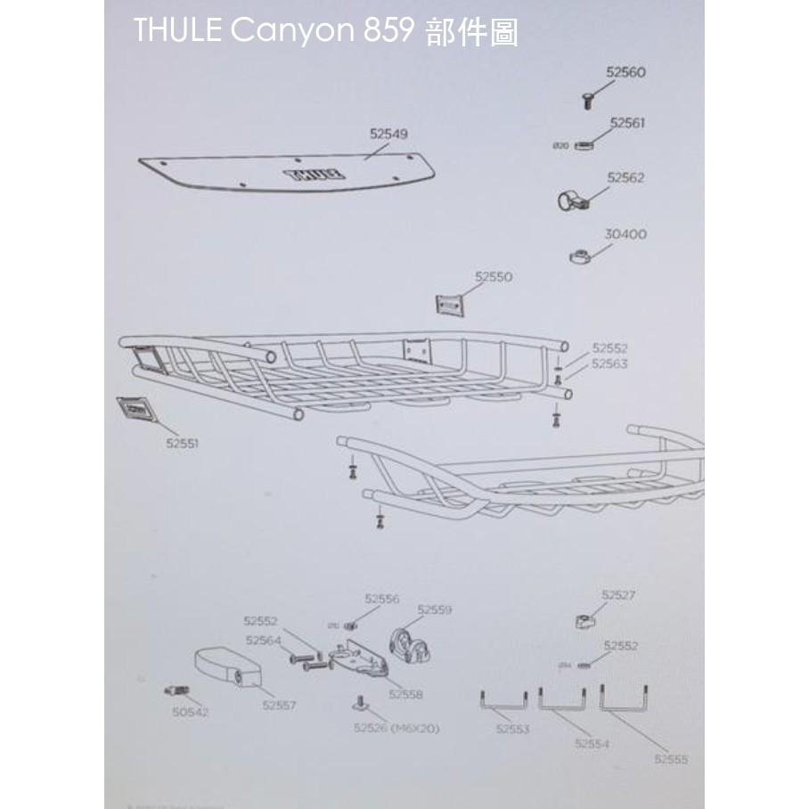 eYe THULE Canyon 859 52560 52561 52562 30400 52559