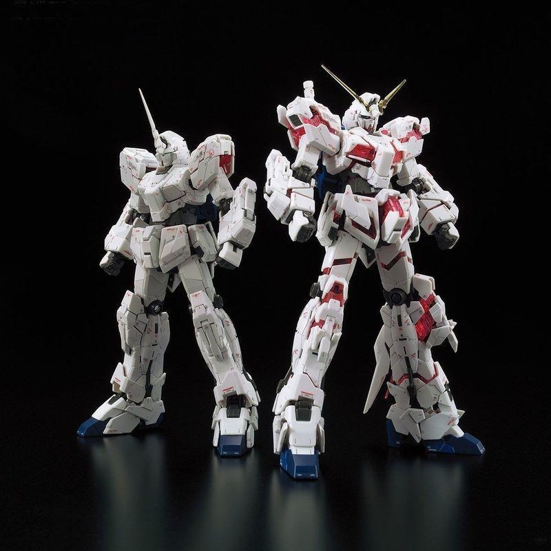 【鋼普拉】現貨 2入套組 BANDAI 鋼彈UC RG 1/144 RG #25 獨角獸鋼彈 + RG #27 報喪女妖-細節圖2