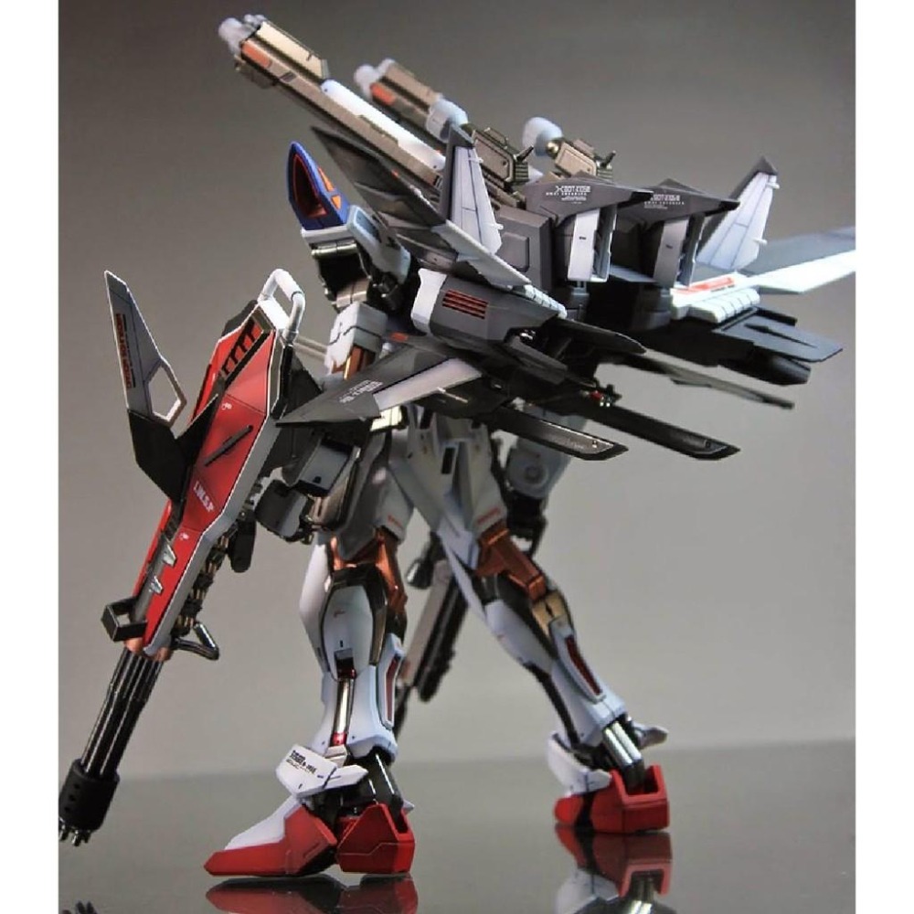 【鋼普拉】現貨 BANDAI 鋼彈 MG 1/100 STRIKE GUNDAM+I.W.S.P 攻擊鋼彈 + IWSP-細節圖5