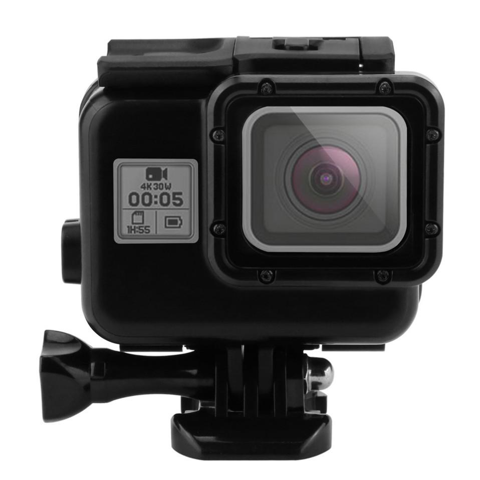 【eYe攝影】現貨含防霧片 GOPRO 副廠配件 HERO 8 7 6 5 45米 霧黑 防水殼 防水盒 潛水盒 免拆鏡-細節圖2