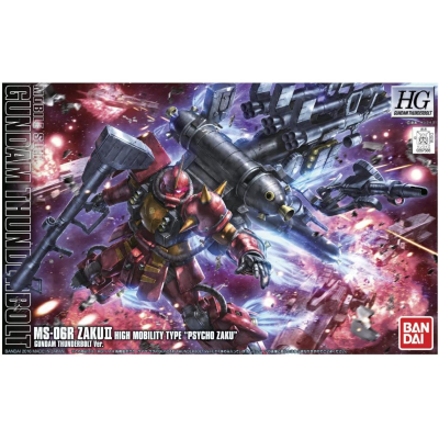 【鋼普拉】BANDAI 雷霆宙域戰線 HG 1/144 MS-06R ZAKU 精神感應薩克 高機動腦波傳導型薩克 II