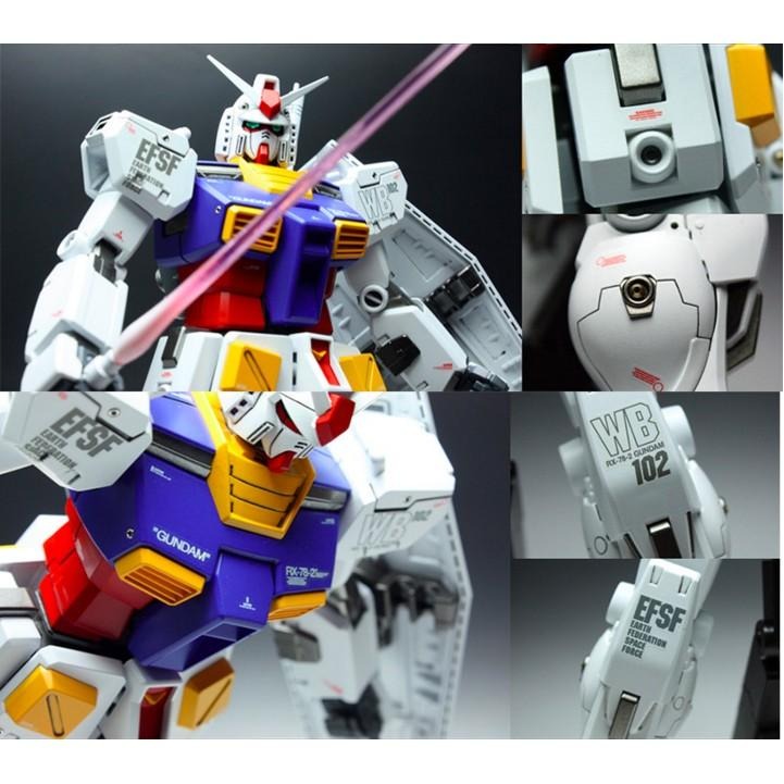 【鋼普拉】現貨 BANDA 鋼彈UC MG 1/100 RX-78-2 GUNDAM Ver. Ka 初代鋼彈 初鋼-細節圖5