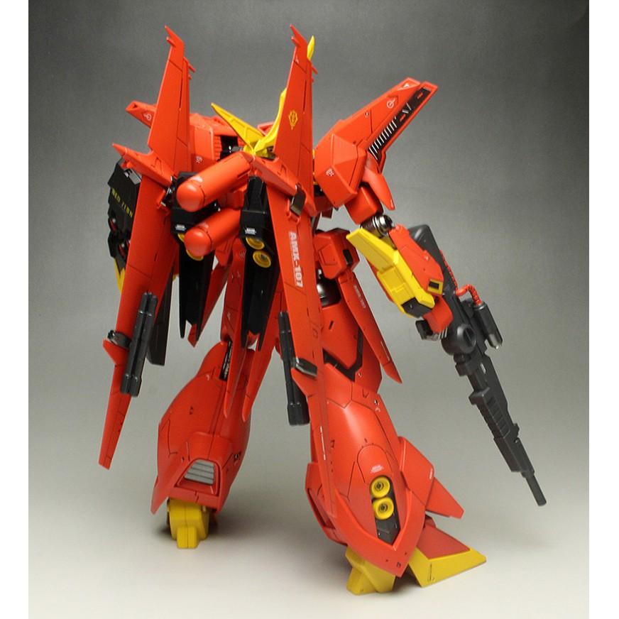 【鋼普拉】現貨 BANDAI 鋼彈ZZ HG 1/144 #015 AMX-107 BAWOO 龍飛 巴烏 可變形雙飛機-細節圖4