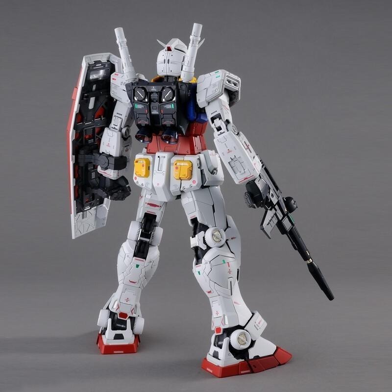 【鋼普拉】現貨 BANDAI PG UNLEASHED 1/60 RX-78-2 GUNDAM 初鋼 金屬套件 LED燈-細節圖4