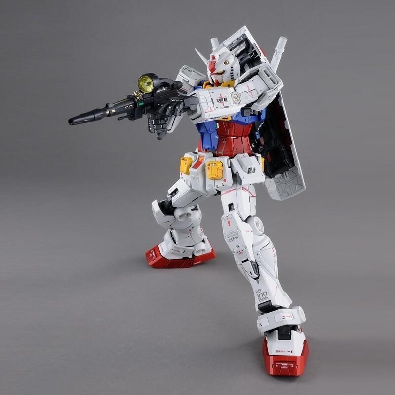 【鋼普拉】現貨 BANDAI PG UNLEASHED 1/60 RX-78-2 GUNDAM 初鋼 金屬套件 LED燈-細節圖6