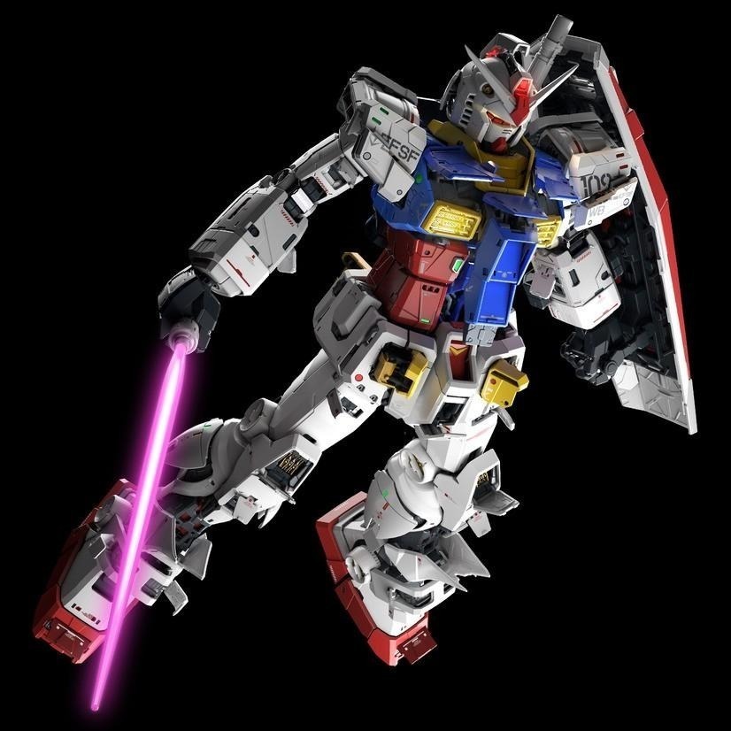 【鋼普拉】現貨 BANDAI PG UNLEASHED 1/60 RX-78-2 GUNDAM 初鋼 金屬套件 LED燈-細節圖8