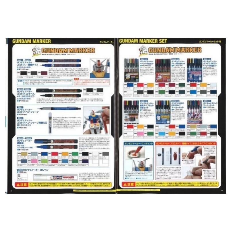 【鋼普拉】現貨 MR.HOBBY 郡氏 GSI 鋼彈麥克筆 GUNDAM MARKER 吉翁軍套筆 6色 GMS108-細節圖2