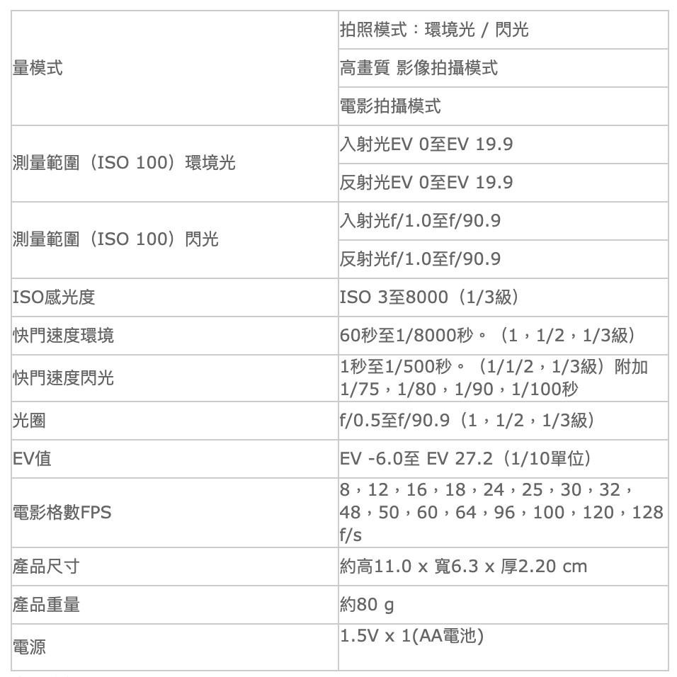 【eYe攝影】現貨 SEKONIC L-308X 袖珍型測光表 攝影 電影 測光表 攝影入門 L308X-細節圖5