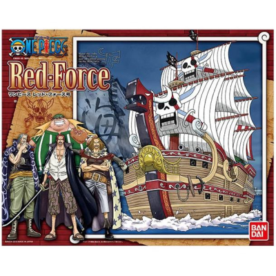 【鋼普拉】現貨 BANDAI 海賊王 航海王 ONE PIECE 偉大的船艦 紅色勢力號 海賊船 四皇 紅髮傑克 含人偶