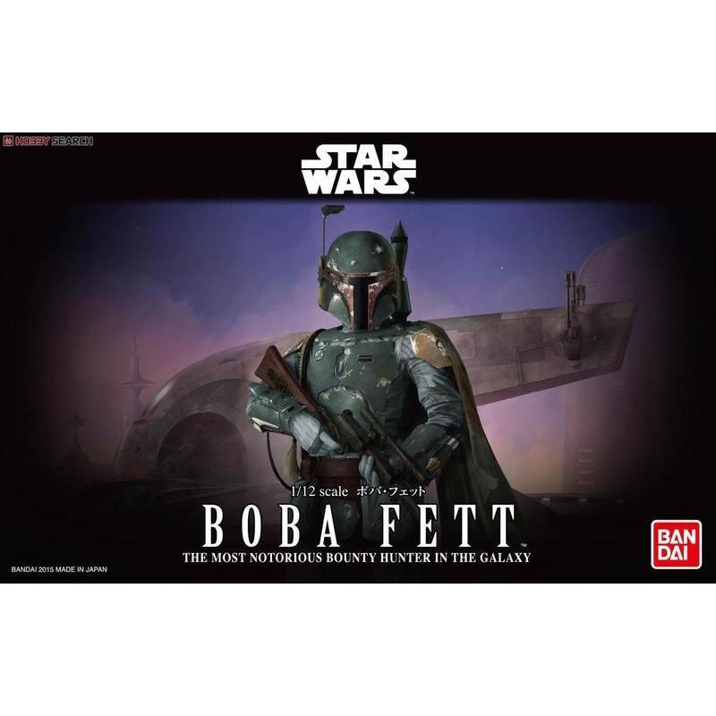 【鋼普拉】現貨 BANDAI 星際大戰 STAR WARS 1/12 BOBA FETT 賞金獵人 波巴費特 全身可動