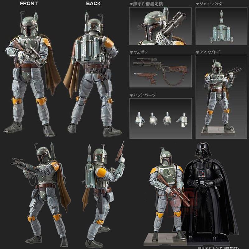 【鋼普拉】現貨 BANDAI 星際大戰 STAR WARS 1/12 BOBA FETT 賞金獵人 波巴費特 全身可動