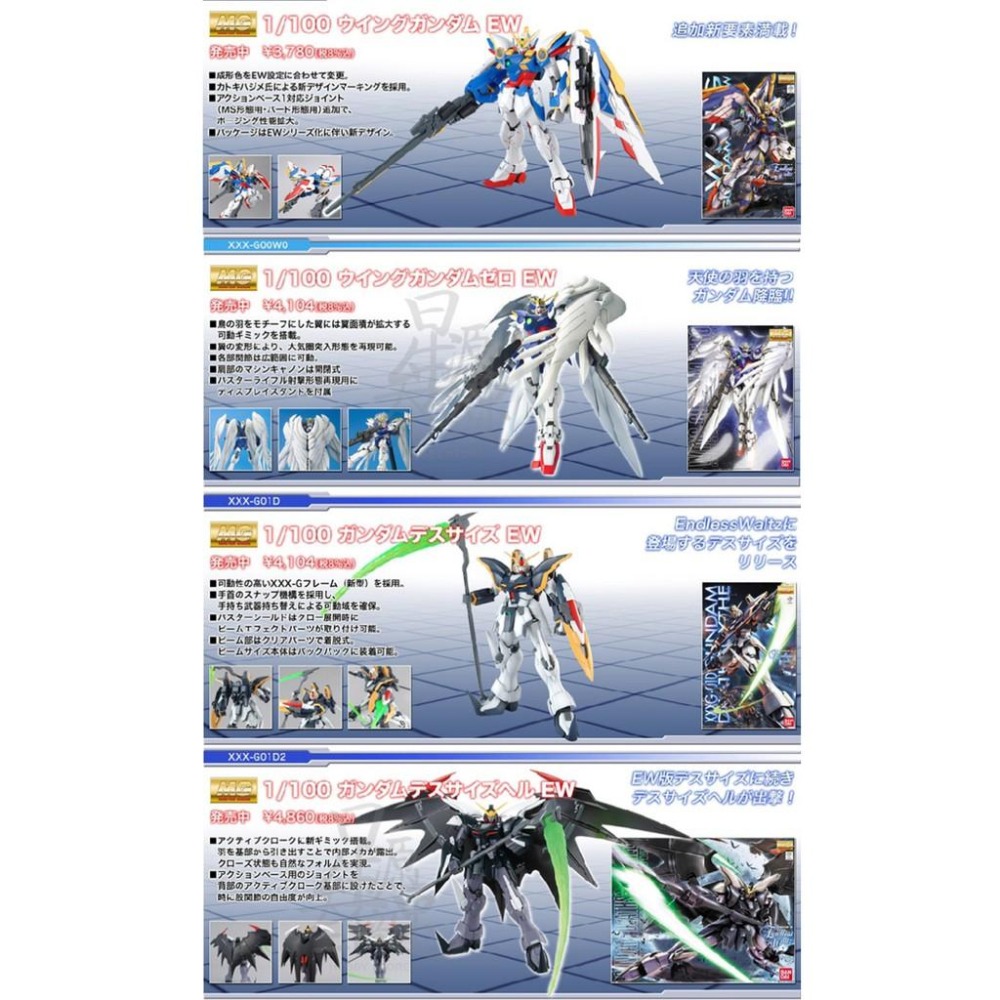 【鋼普拉】現貨 BANDAI 鋼彈W MG 1/100 GUNDAM EPYON 次代鋼彈 雙頭龍 艾比昂 決戰式樣-細節圖5
