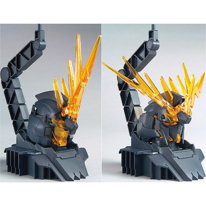 【鋼普拉】2組 日本鋼彈基地限定 BANDAI HG RG 1/48 獨角獸鋼彈 報喪女妖 鳳凰 頭像支架 4色感應框架-細節圖8