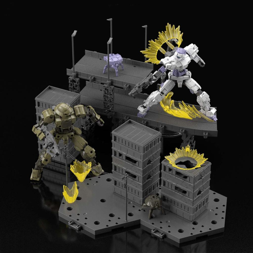 【鋼普拉】現貨 BANDAI CUSTOMIZE SCENE BASE 06 鋼彈 城鎮 城市 街道 街景 市街地 場景-細節圖7