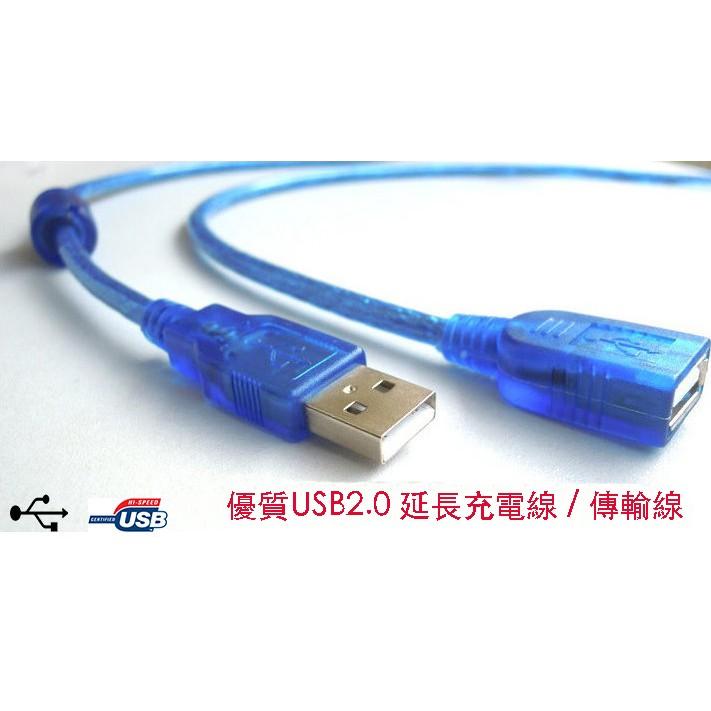 【eYe攝影】現貨 USB 2.0 公轉母 延長線 相機傳輸線 連接線 純銅蕊線+磁環-細節圖2
