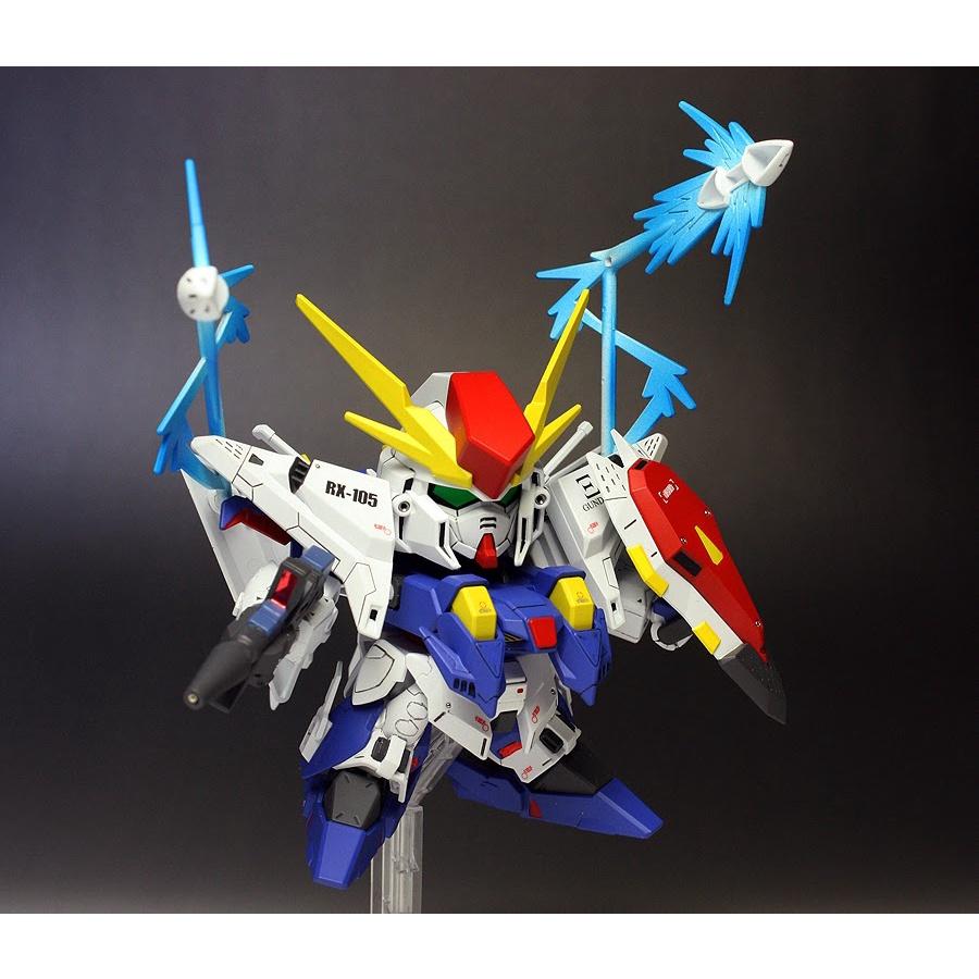 【鋼普拉】現貨 含支架 BANDAI SD鋼彈 BB戰士 #386 RX-105 XI GUNDAM Ξ鋼彈 XI鋼彈-細節圖8