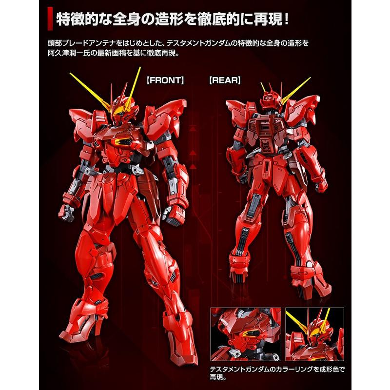 【鋼普拉】現貨 PB魂商 BANDAI 鋼彈SEED MG 1/100 TESTAMENT GUNDAM 聖約鋼彈-細節圖3